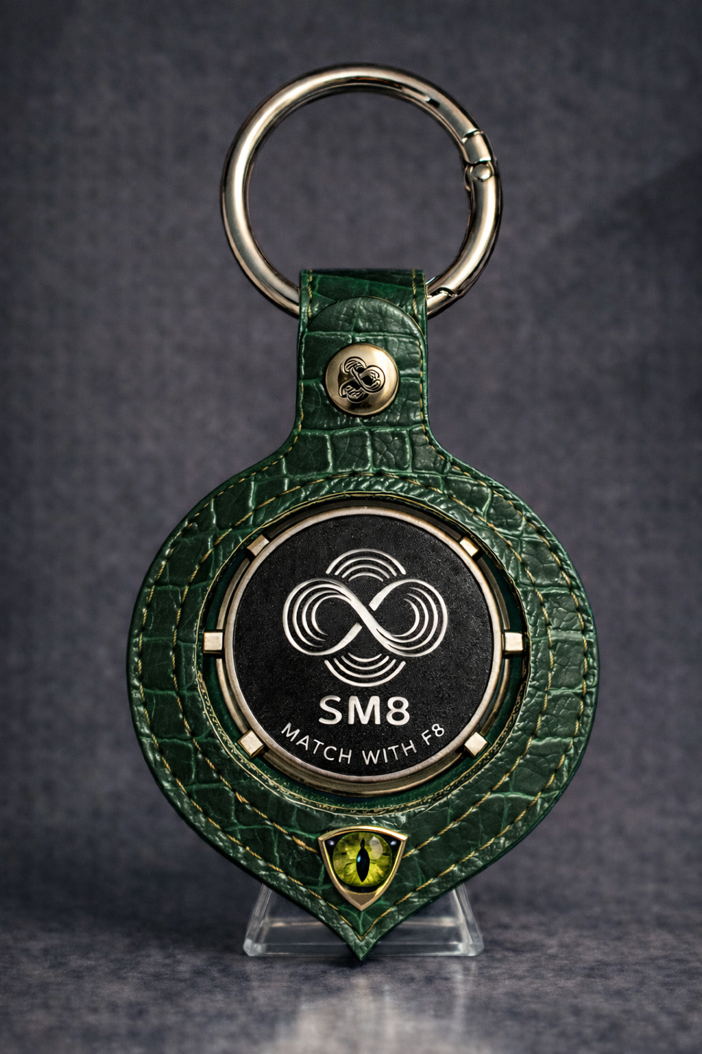 Crocodile Eye Keychain